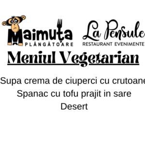 Prânzul Maimuței - Vegetarian  Preluam comenzi  intre orele 10.00-11.30