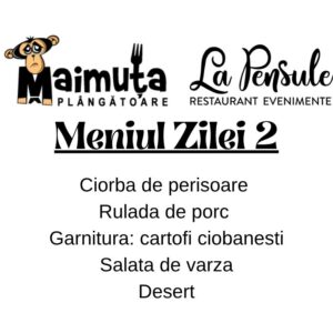Prânzul Maimuței 2 - Preluam comenzi intre orele 10.00 - 11.30